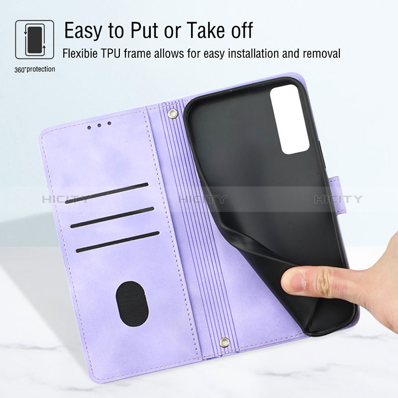 Funda de Cuero Cartera con Soporte Carcasa Y02B para Vivo Y53s 4G