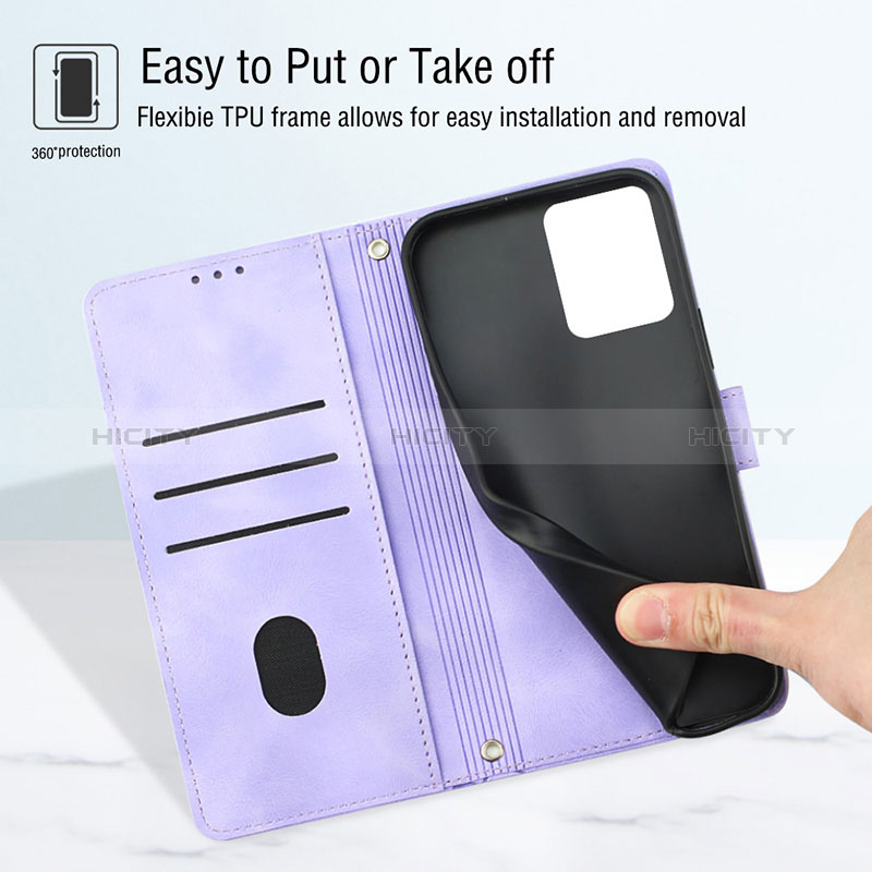 Funda de Cuero Cartera con Soporte Carcasa Y02B para Vivo Y77 5G