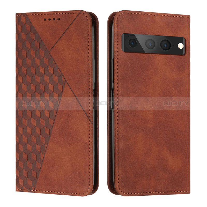 Funda de Cuero Cartera con Soporte Carcasa Y02X para Google Pixel 7 Pro 5G Marron