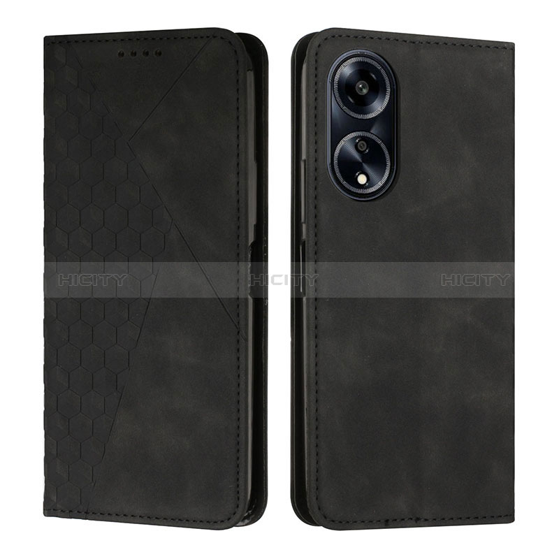 Funda de Cuero Cartera con Soporte Carcasa Y02X para Huawei Honor X5 Plus Negro