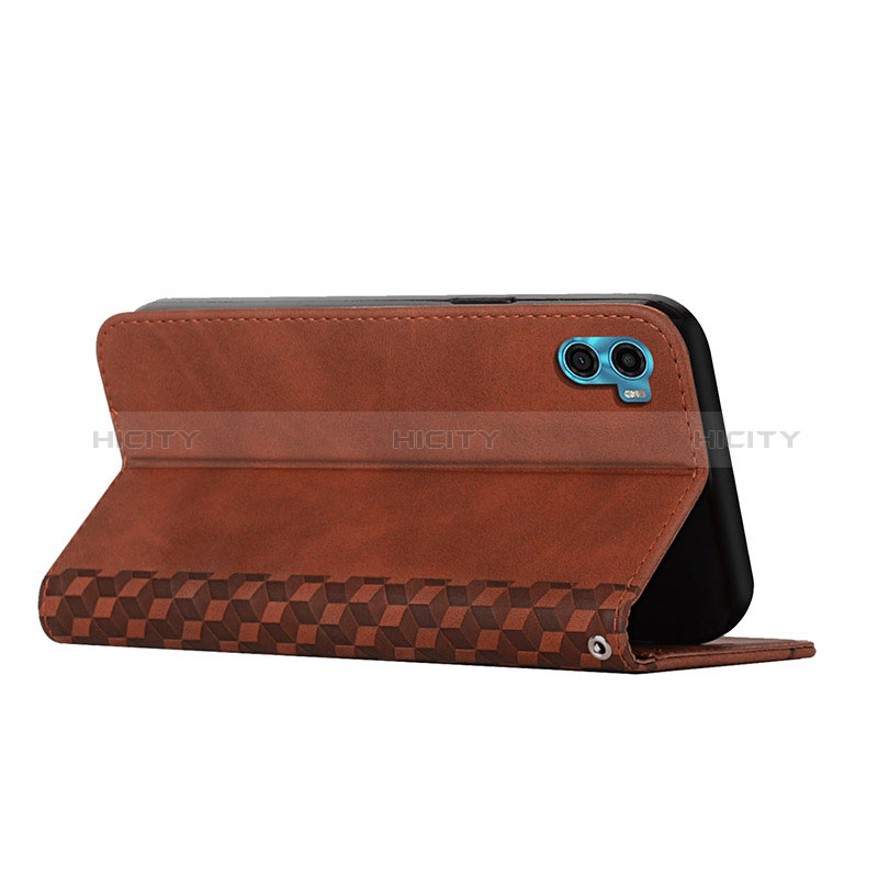 Funda de Cuero Cartera con Soporte Carcasa Y02X para Motorola Moto E22S