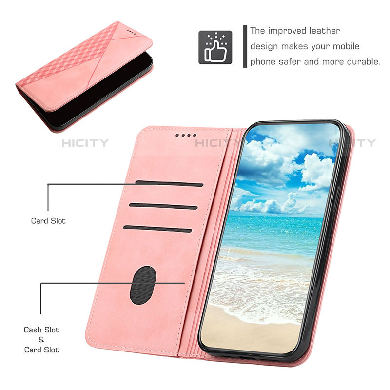 Funda de Cuero Cartera con Soporte Carcasa Y02X para Motorola Moto E30