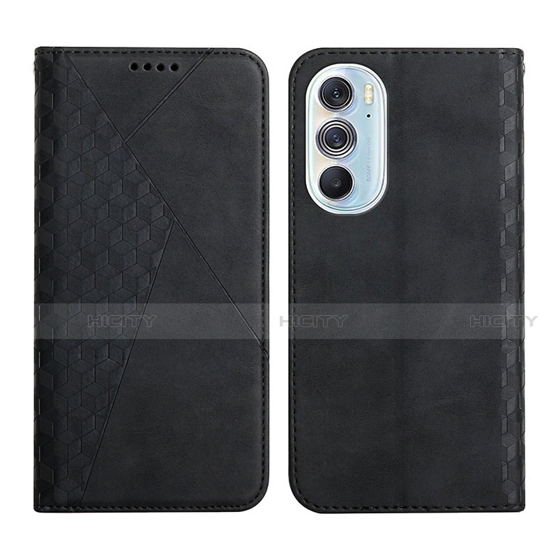 Funda de Cuero Cartera con Soporte Carcasa Y02X para Motorola Moto Edge 30 Pro 5G Negro