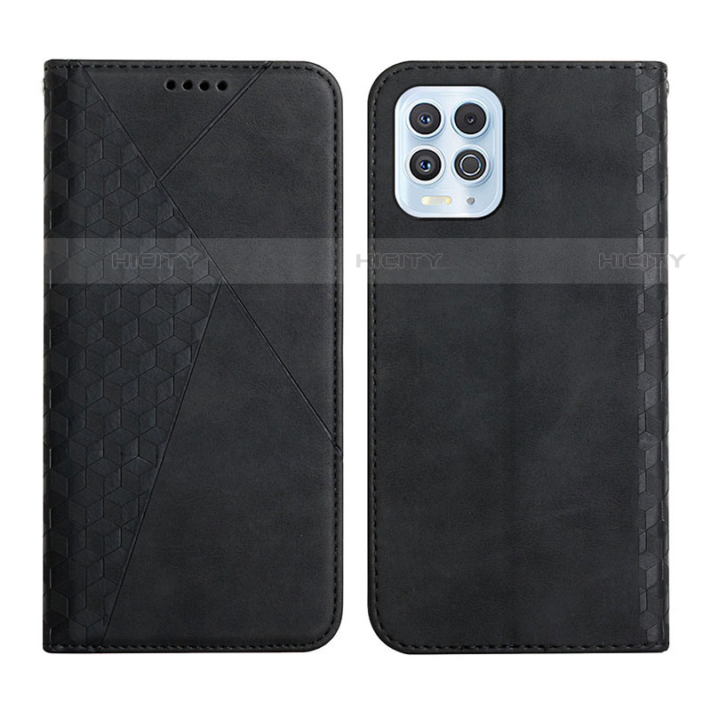 Funda de Cuero Cartera con Soporte Carcasa Y02X para Motorola Moto Edge S 5G Negro