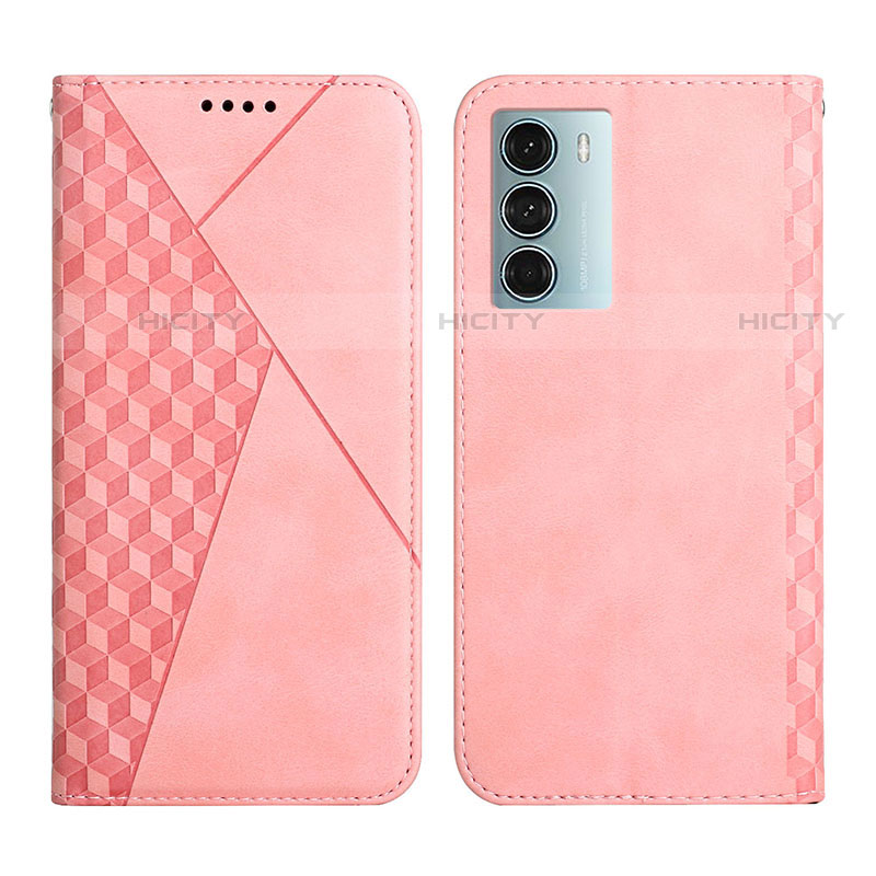 Funda de Cuero Cartera con Soporte Carcasa Y02X para Motorola Moto Edge S30 5G Oro Rosa