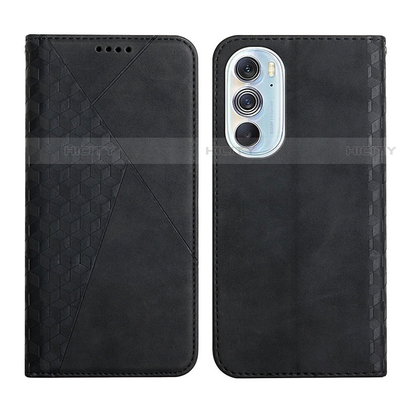 Funda de Cuero Cartera con Soporte Carcasa Y02X para Motorola Moto Edge X30 5G Negro