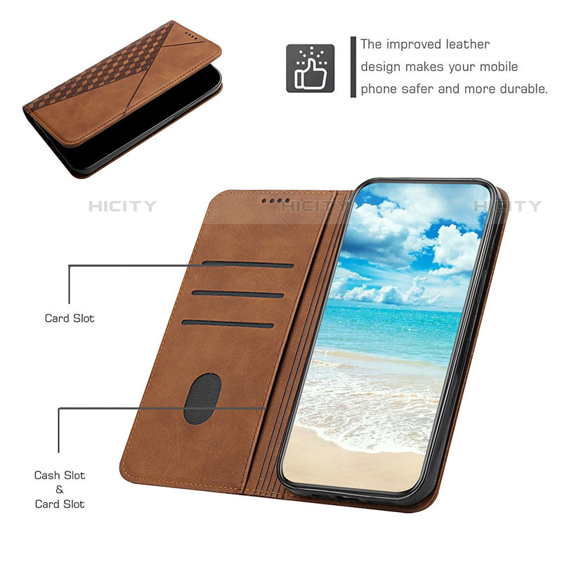 Funda de Cuero Cartera con Soporte Carcasa Y02X para Motorola Moto G Play (2023)