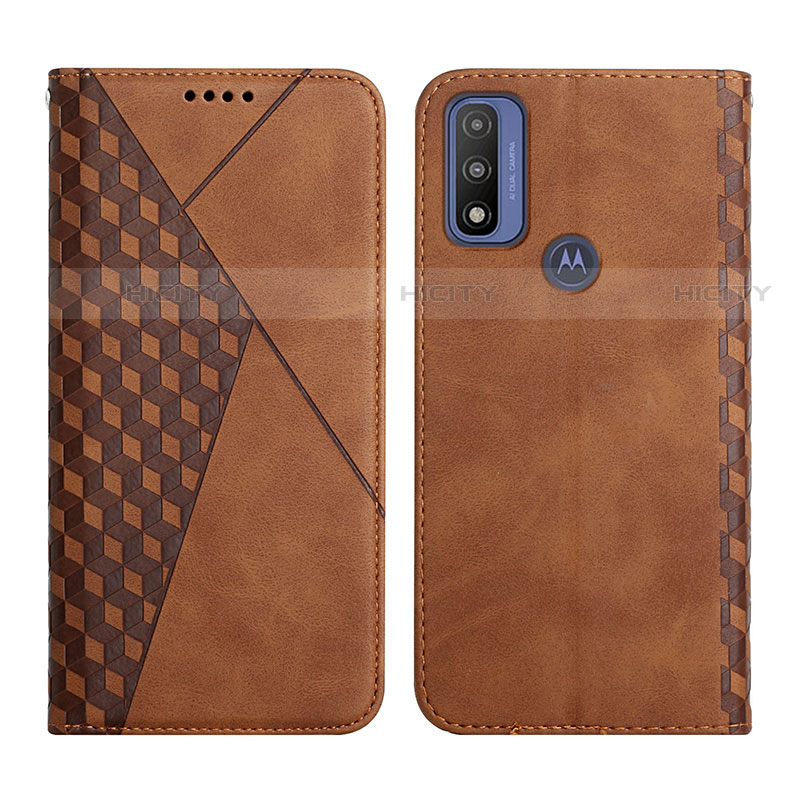 Funda de Cuero Cartera con Soporte Carcasa Y02X para Motorola Moto G Pure Marron