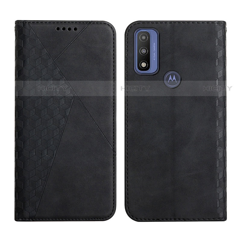 Funda de Cuero Cartera con Soporte Carcasa Y02X para Motorola Moto G Pure Negro