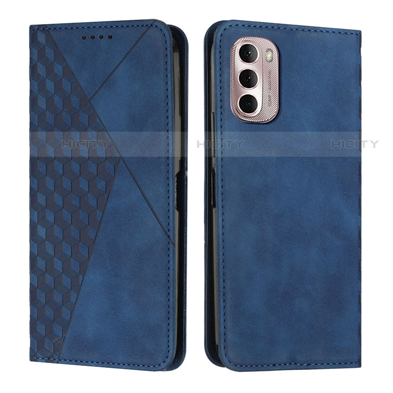 Funda de Cuero Cartera con Soporte Carcasa Y02X para Motorola Moto G Stylus (2022) 5G Azul