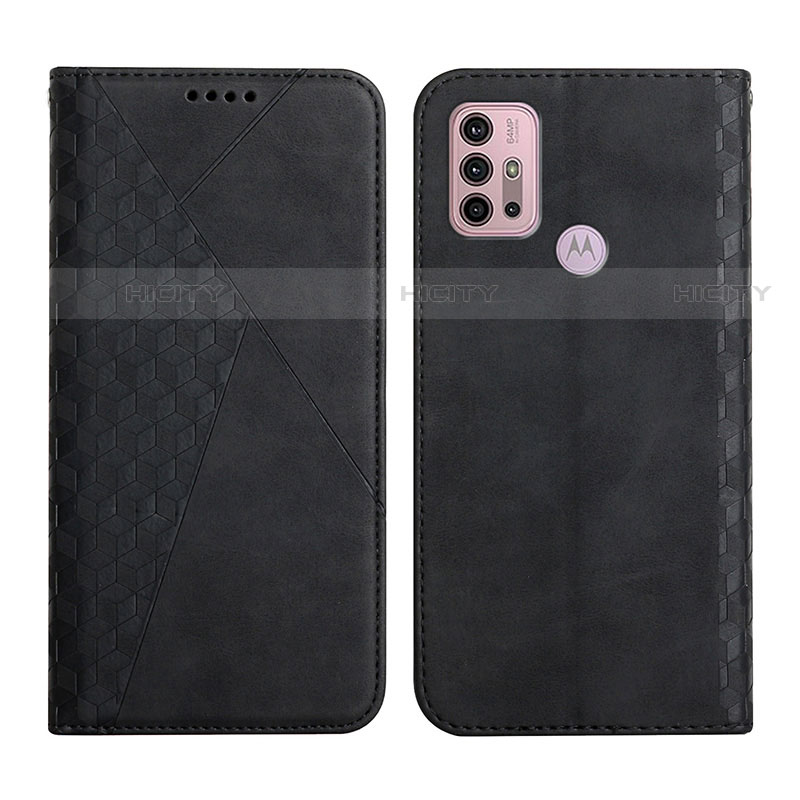 Funda de Cuero Cartera con Soporte Carcasa Y02X para Motorola Moto G10 Negro