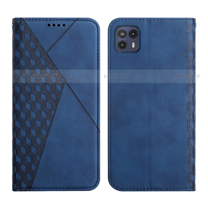 Funda de Cuero Cartera con Soporte Carcasa Y02X para Motorola Moto G50 5G Azul