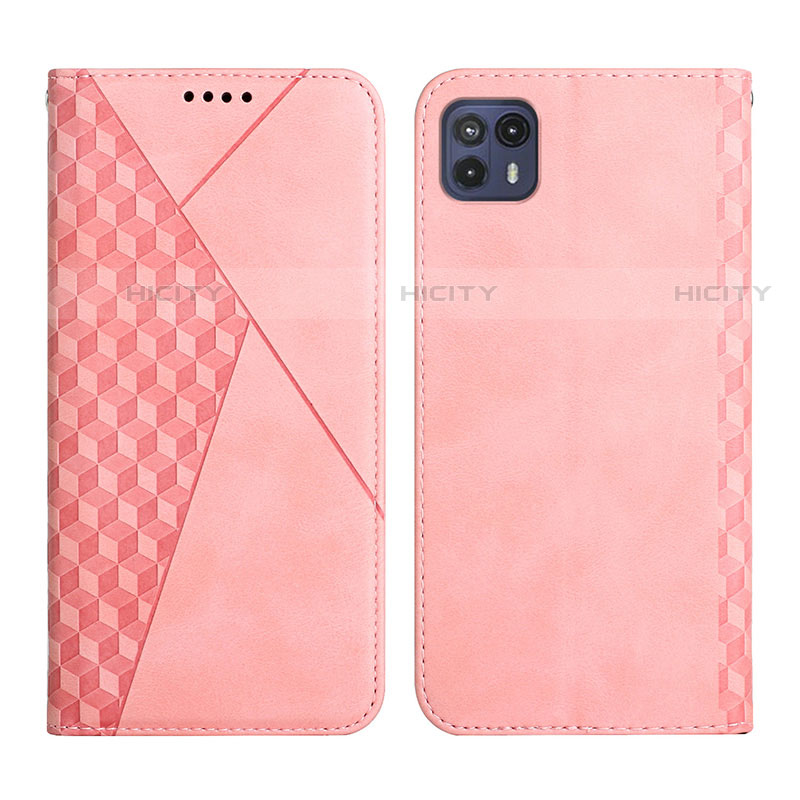 Funda de Cuero Cartera con Soporte Carcasa Y02X para Motorola Moto G50 5G Oro Rosa