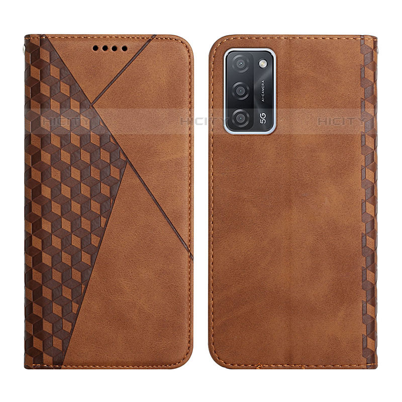 Funda de Cuero Cartera con Soporte Carcasa Y02X para Oppo A53s 5G