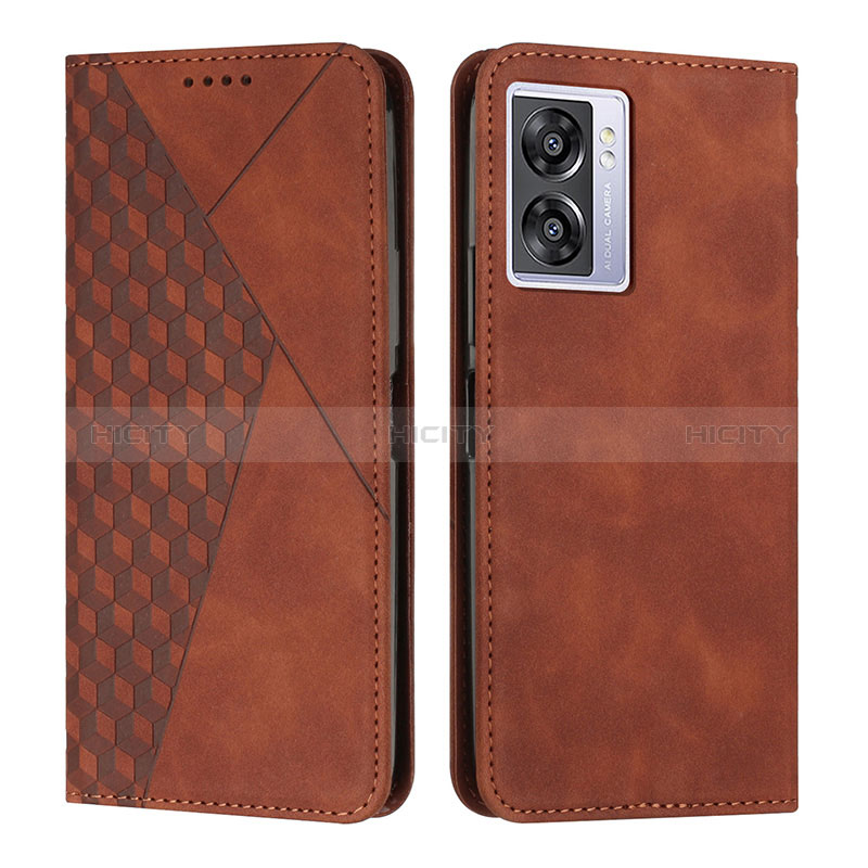 Funda de Cuero Cartera con Soporte Carcasa Y02X para Oppo A56S 5G