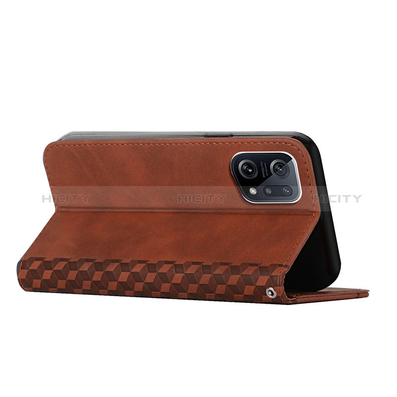 Funda de Cuero Cartera con Soporte Carcasa Y02X para Oppo Find X5 5G