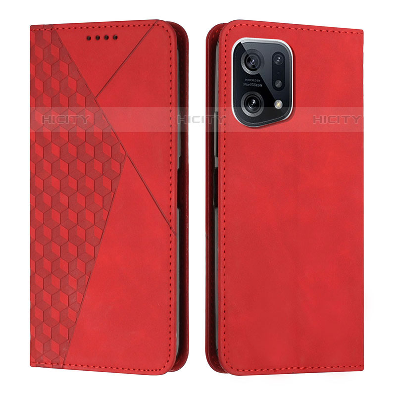 Funda de Cuero Cartera con Soporte Carcasa Y02X para Oppo Find X5 Pro 5G