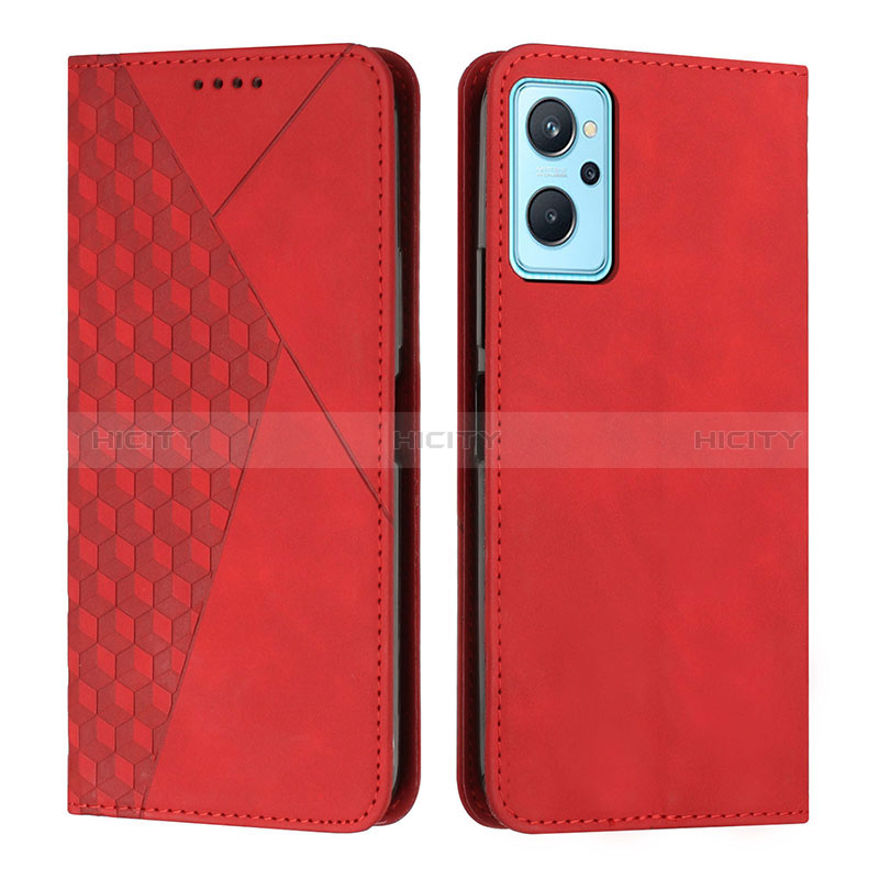 Funda de Cuero Cartera con Soporte Carcasa Y02X para Realme 10 5G Rojo