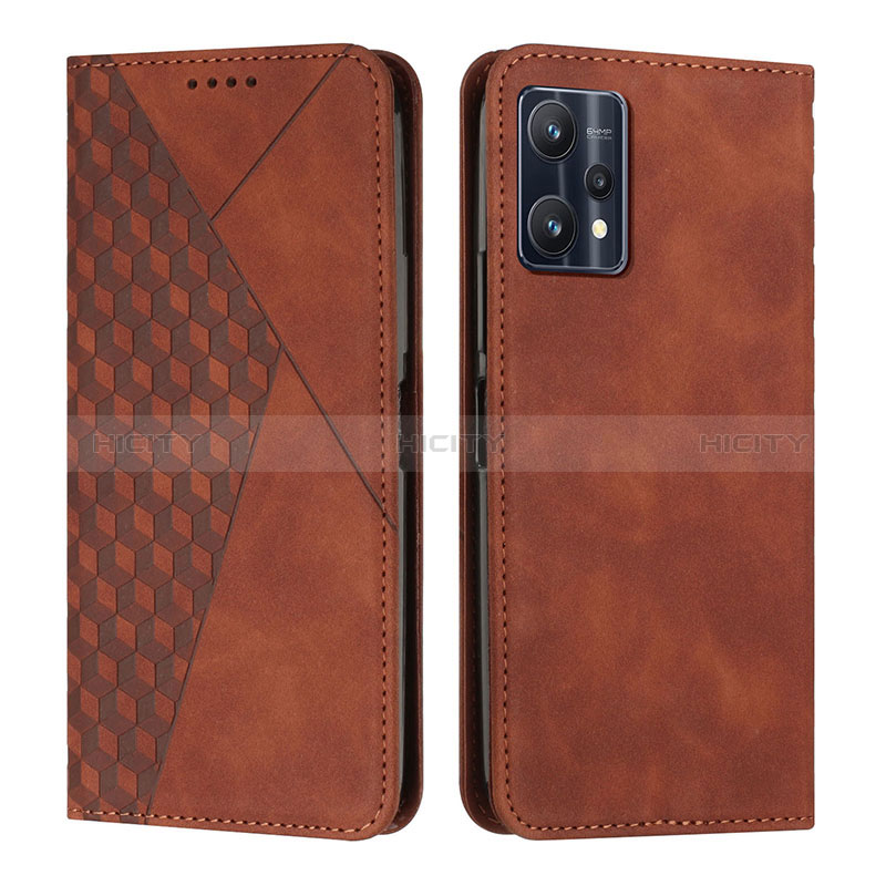 Funda de Cuero Cartera con Soporte Carcasa Y02X para Realme 9 5G Marron