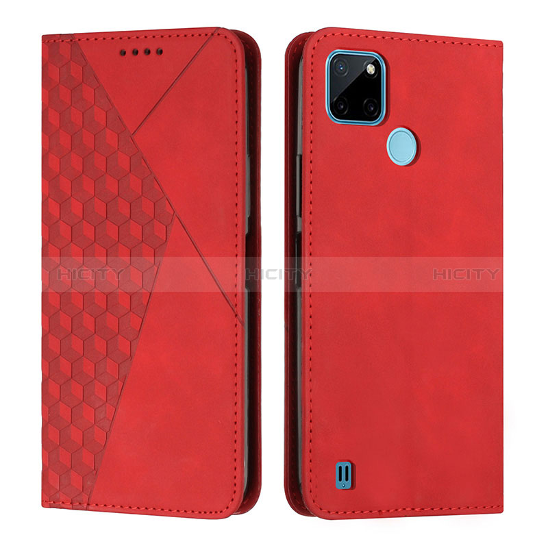 Funda de Cuero Cartera con Soporte Carcasa Y02X para Realme C21Y