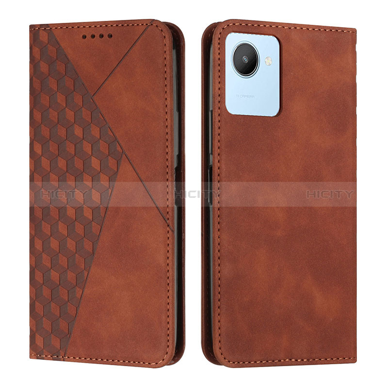 Funda de Cuero Cartera con Soporte Carcasa Y02X para Realme C30