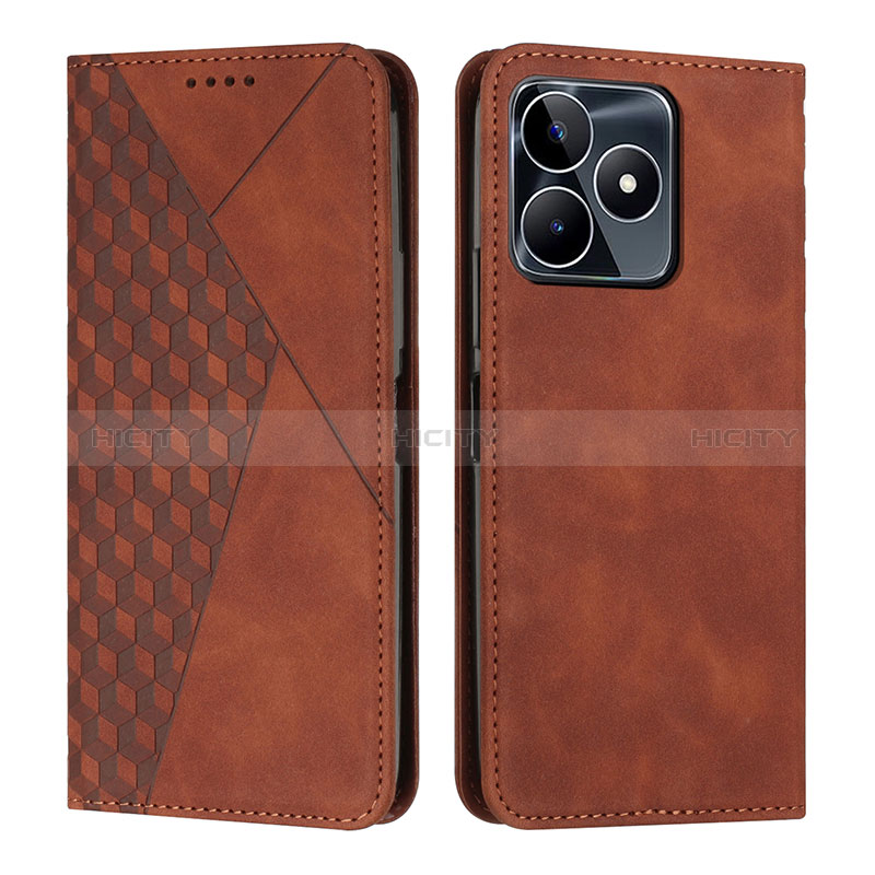 Funda de Cuero Cartera con Soporte Carcasa Y02X para Realme C51