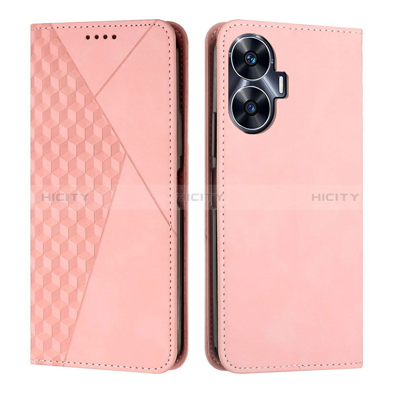 Funda de Cuero Cartera con Soporte Carcasa Y02X para Realme C55