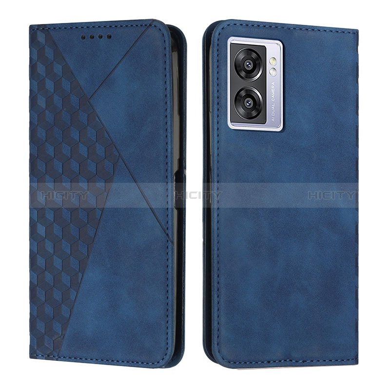 Funda de Cuero Cartera con Soporte Carcasa Y02X para Realme Narzo 50 5G Azul