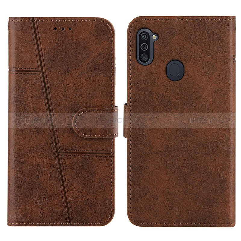 Funda de Cuero Cartera con Soporte Carcasa Y02X para Samsung Galaxy A11 Marron