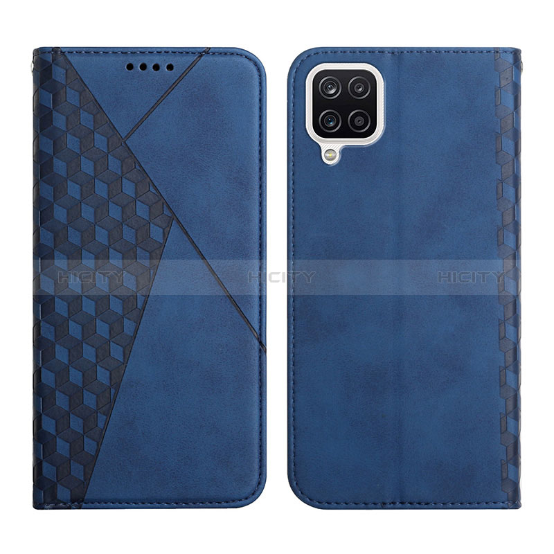 Funda de Cuero Cartera con Soporte Carcasa Y02X para Samsung Galaxy A12 5G Azul