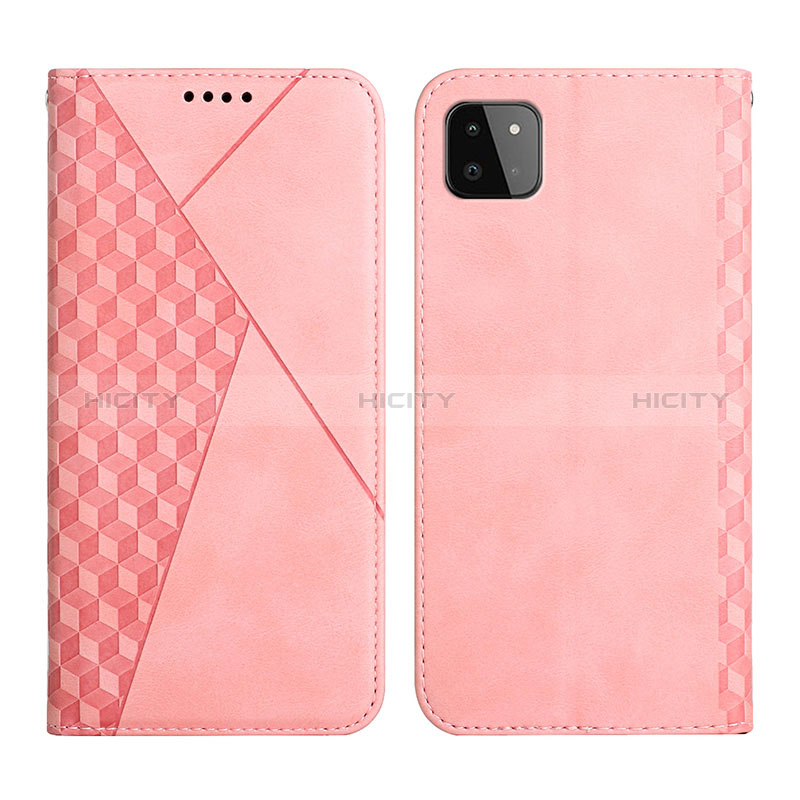 Funda de Cuero Cartera con Soporte Carcasa Y02X para Samsung Galaxy A22s 5G Oro Rosa