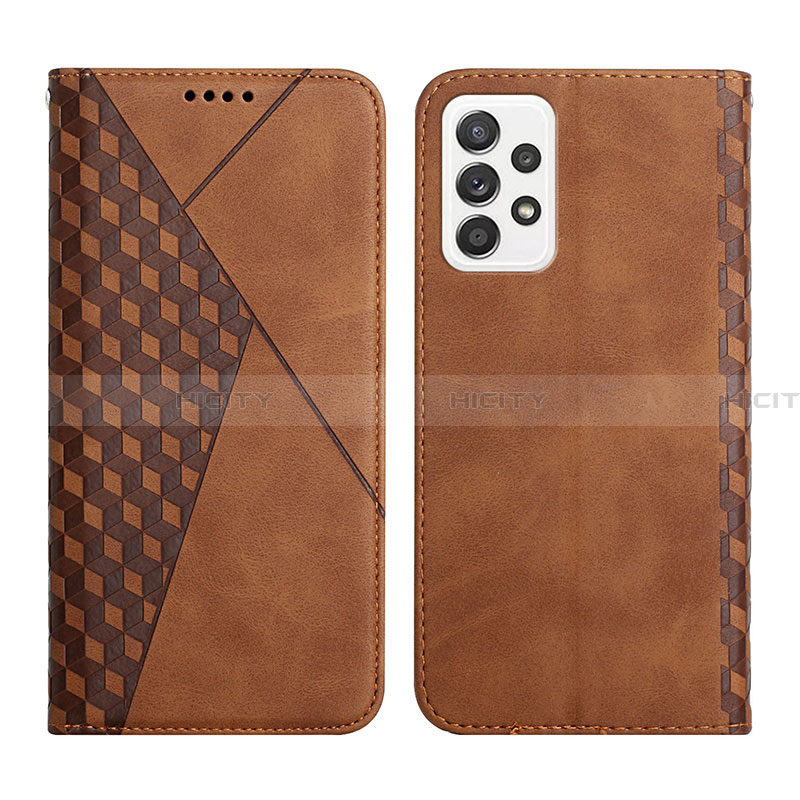 Funda de Cuero Cartera con Soporte Carcasa Y02X para Samsung Galaxy A23 4G Marron