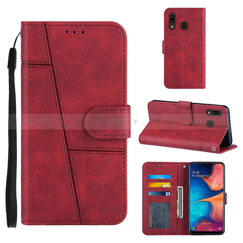 Funda de Cuero Cartera con Soporte Carcasa Y02X para Samsung Galaxy A30