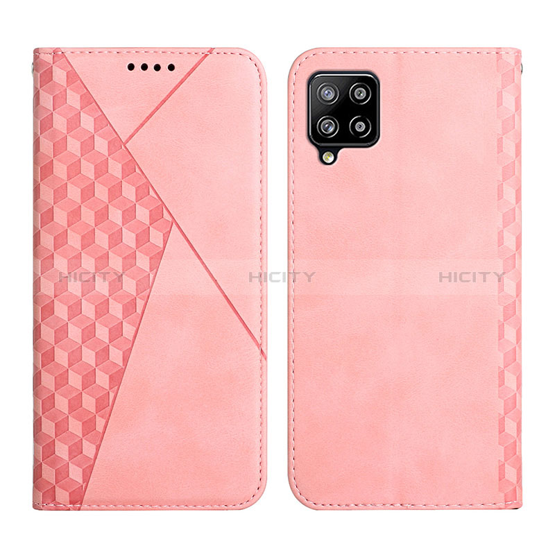 Funda de Cuero Cartera con Soporte Carcasa Y02X para Samsung Galaxy A42 5G Oro Rosa