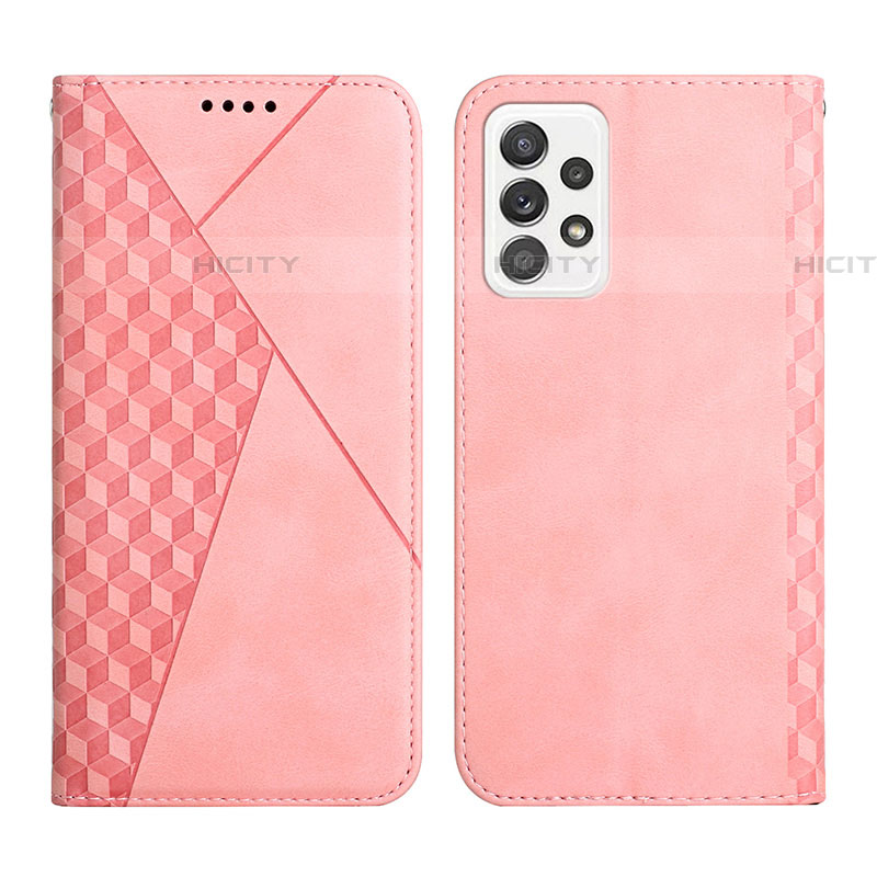 Funda de Cuero Cartera con Soporte Carcasa Y02X para Samsung Galaxy A52 4G Oro Rosa