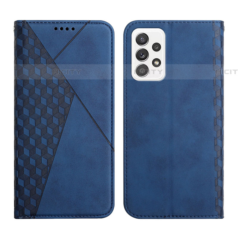 Funda de Cuero Cartera con Soporte Carcasa Y02X para Samsung Galaxy A52 5G Azul