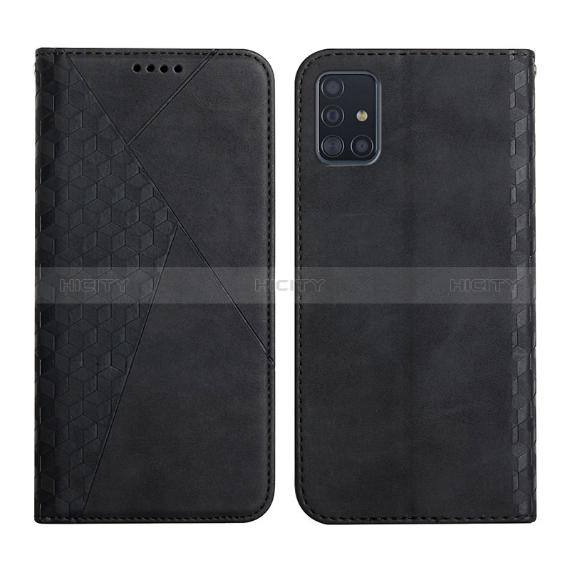 Funda de Cuero Cartera con Soporte Carcasa Y02X para Samsung Galaxy A71 5G Negro