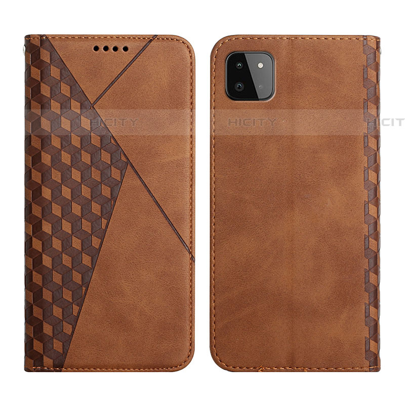 Funda de Cuero Cartera con Soporte Carcasa Y02X para Samsung Galaxy F42 5G Marron