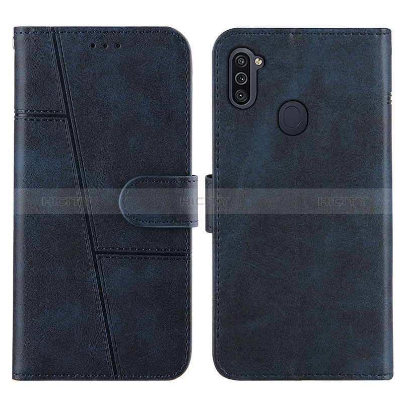 Funda de Cuero Cartera con Soporte Carcasa Y02X para Samsung Galaxy M11 Azul