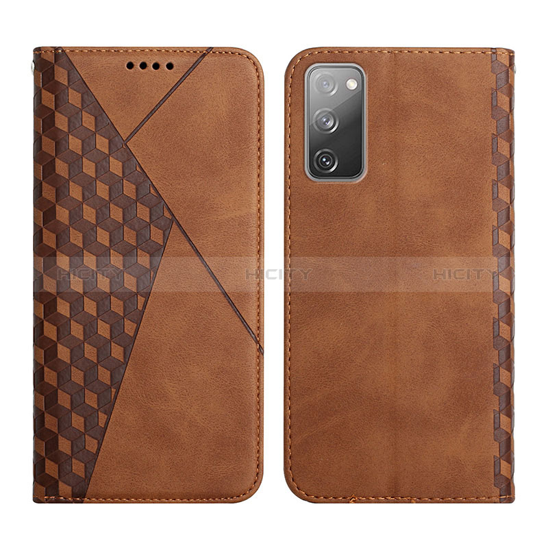 Funda de Cuero Cartera con Soporte Carcasa Y02X para Samsung Galaxy S20 FE 5G Marron