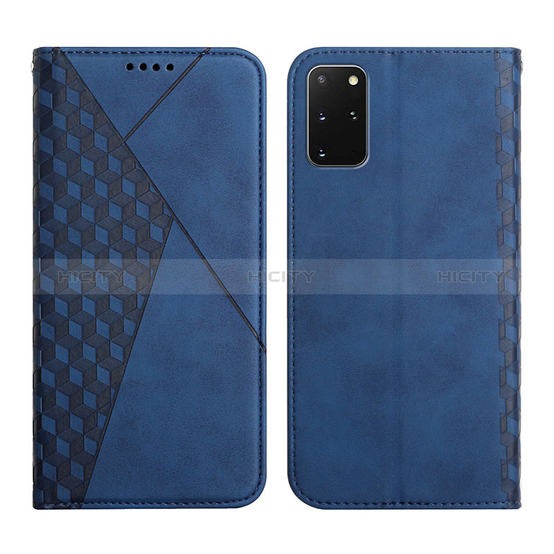 Funda de Cuero Cartera con Soporte Carcasa Y02X para Samsung Galaxy S20 Plus 5G Azul