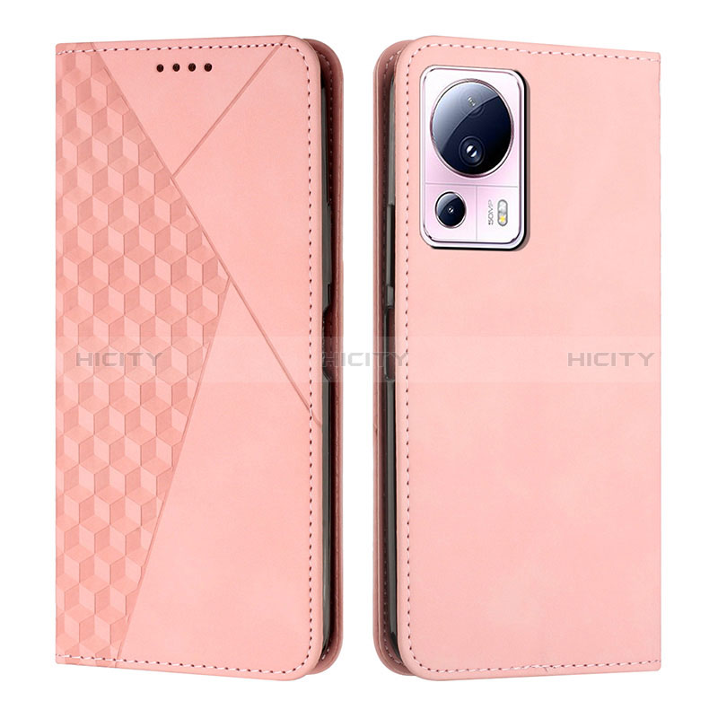 Funda de Cuero Cartera con Soporte Carcasa Y02X para Xiaomi Civi 2 5G Oro Rosa