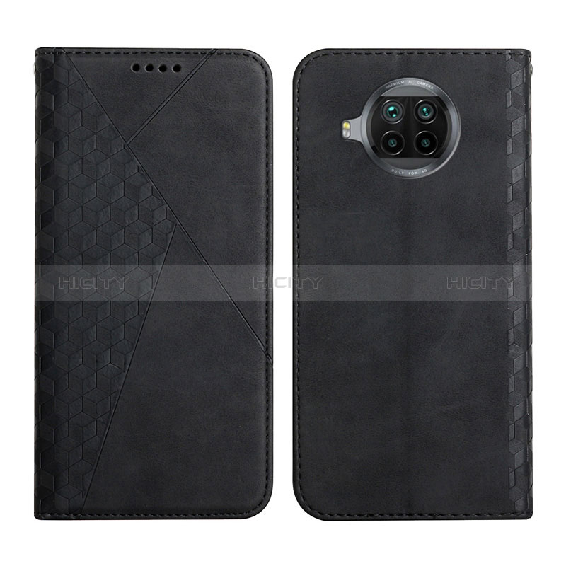 Funda de Cuero Cartera con Soporte Carcasa Y02X para Xiaomi Mi 10i 5G Negro