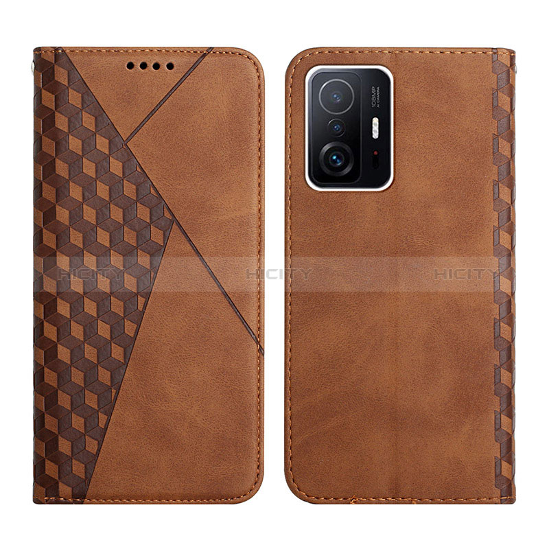 Funda de Cuero Cartera con Soporte Carcasa Y02X para Xiaomi Mi 11T Pro 5G Marron