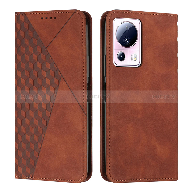 Funda de Cuero Cartera con Soporte Carcasa Y02X para Xiaomi Mi 12 Lite NE 5G Marron