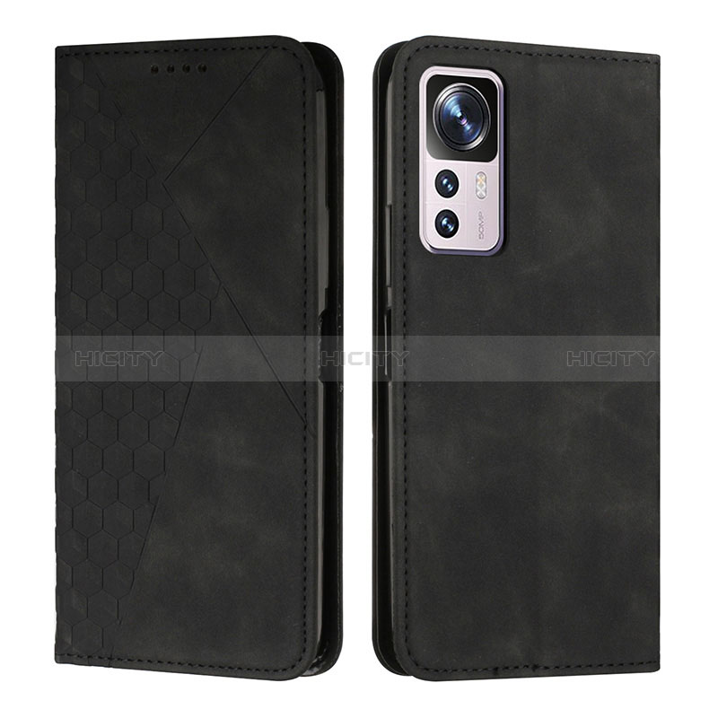 Funda de Cuero Cartera con Soporte Carcasa Y02X para Xiaomi Mi 12T Pro 5G Negro