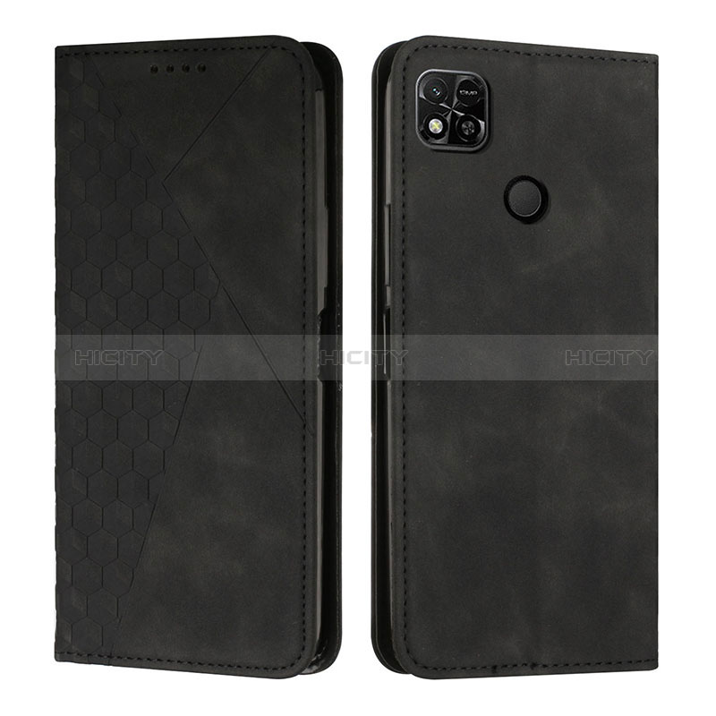 Funda de Cuero Cartera con Soporte Carcasa Y02X para Xiaomi POCO C3 Negro