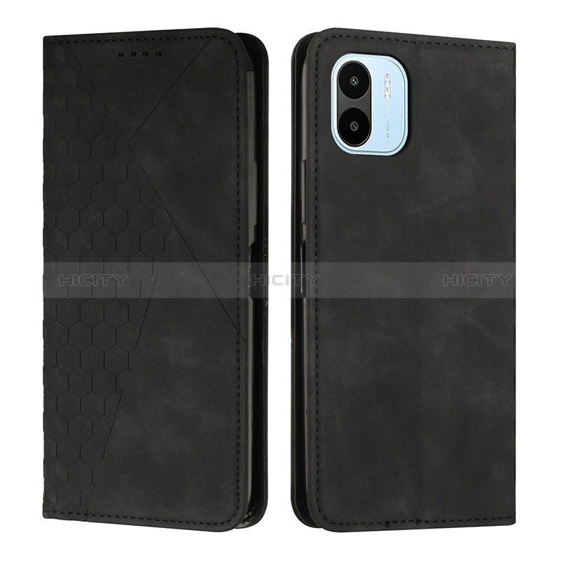 Funda de Cuero Cartera con Soporte Carcasa Y02X para Xiaomi Poco C50 Negro