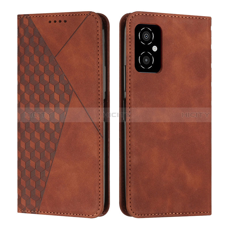 Funda de Cuero Cartera con Soporte Carcasa Y02X para Xiaomi Poco M4 5G Marron