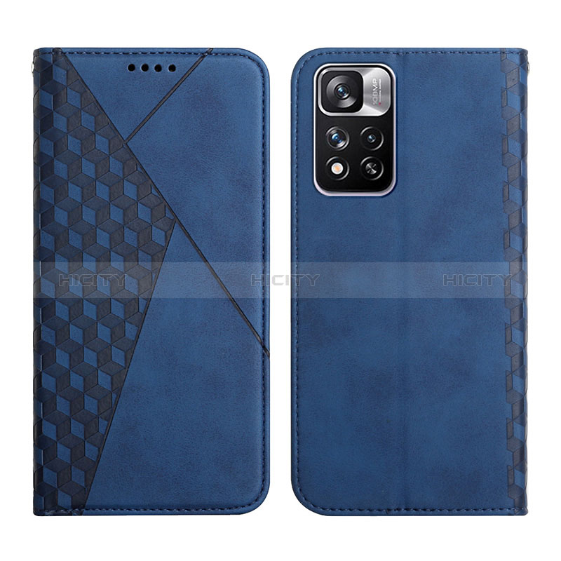 Funda de Cuero Cartera con Soporte Carcasa Y02X para Xiaomi Poco X4 NFC Azul